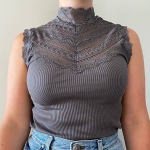 Lace top from Rosemunde Copenhagen
